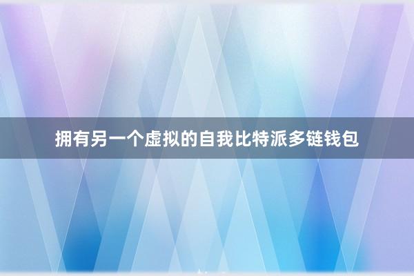 拥有另一个虚拟的自我比特派多链钱包