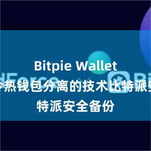 Bitpie Wallet还采用冷热钱包分离的技术比特派安全备份