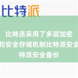 比特派采用了多层加密技术和安全存储机制比特派安全备份